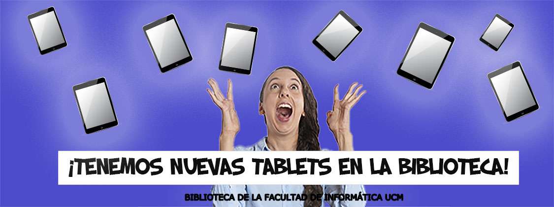 ¡Treinta tablets a tu disposición en la biblioteca de Informática! - 1